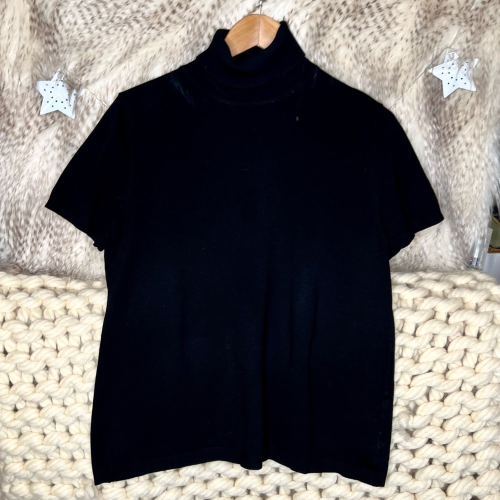 Vintage Marina Rinaldi Sport Short Sleeve Turtle Neck Top